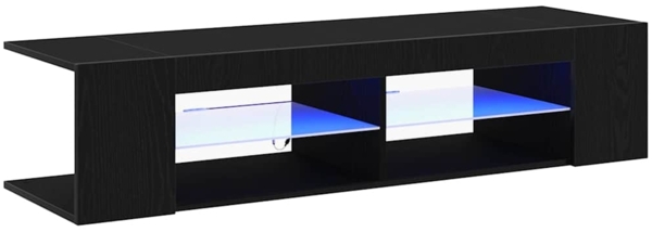 vidaXL TV-Schränk Schwarz Eichen-Optik 135 x 39 x 30 cm Holzwerkstoff 862561