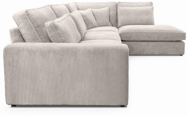 Beautysofa Ecksofa PARMA Die Lieferung beinhaltet die Lieferung in die Wohnung, im modernes Design, klassische Polsterecke inklusive Wellenfedern Bild 2