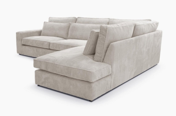 Beautysofa Ecksofa PARMA Die Lieferung beinhaltet die Lieferung in die Wohnung, im modernes Design, klassische Polsterecke inklusive Wellenfedern Bild 3