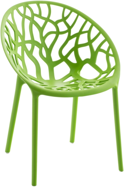 CLP Stapelstuhl Hope wetterbeständig und stapelbar,grün
