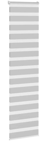 vidaXL Doppelrollo Hellgrau 55x230 cm Stoffbreite 50,9 cm Polyester 4014486 Bild 3