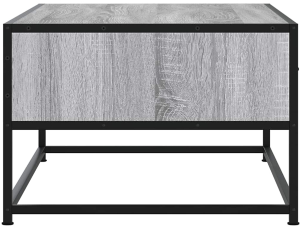 vidaXL Couchtisch Grau Sonoma 100x50x35 cm Holzwerkstoff und Metall 848782 Bild 5