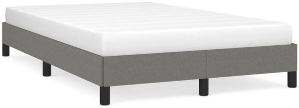 vidaXL Polsterbett, Stoff, 25,0 cm, Dunkelgrau, 120x190 cm Bild 2