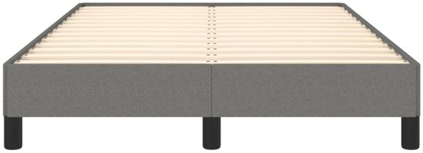 vidaXL Polsterbett, Stoff, 25,0 cm, Dunkelgrau, 120x190 cm Bild 8