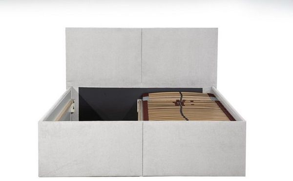 Halmon Schlafkomfort Betten Polsterbett Milano (Mit Stauraum unter der Liegefläche, erhältlich in 6 Größen, attraktiven Farben und zahlreichen Optionen), Seitenhöhe 32cm, inkl. Lattenrost bei Ausführung mit Matratze Bild 4