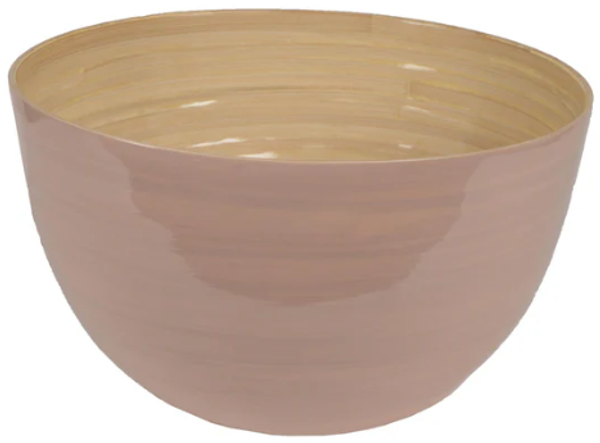 albert L. Bambus Schüssel 22x14 cm puder