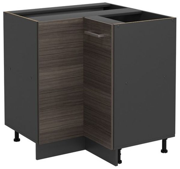 Eckunterschrank R-Line Edelgrau 75.6 cm ohne Arbeitsplatte Vicco Bild 4