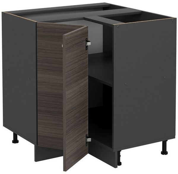 Eckunterschrank R-Line Edelgrau 75.6 cm ohne Arbeitsplatte Vicco Bild 3