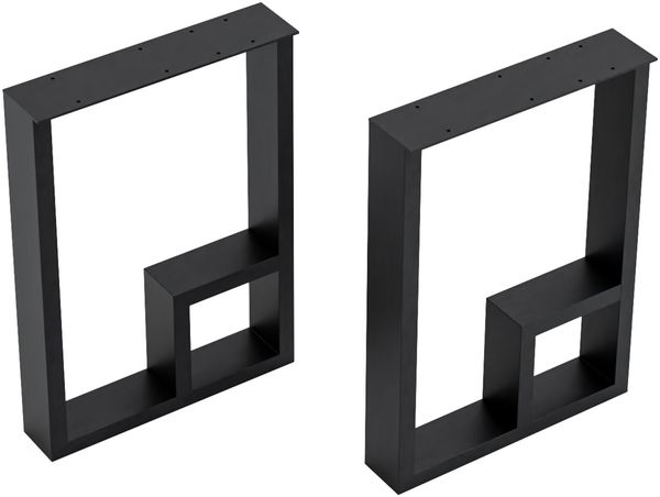Tischgestell Kauhava 2er Set Stahl 42x30 cm [en. casa]
