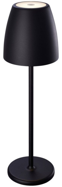 Megaman Akku Tischleuchte, schwarz, 2700K