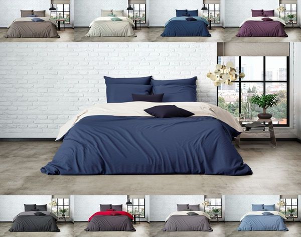 mistral home Wendebettwäsche Uni Einfarbig Wende Bettwäsche Mistral Home Edel Perkal große Auswahl, Perkal, 3 teilig, versch. Farben, schöne Wendebettwäsche, 100% ägyptische Baumwolle