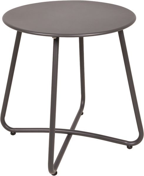 Beistelltisch SONJA - Kunststoff Anthrazit 44 x 40 x 40 cm | Couchtisch Sofatisch Abstelltisch