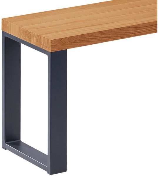 LAMO Manufaktur Sitzbank LSB Sitzbank (Komplett-Set, 3-Teilig), 40mm stake Massivholzplatte