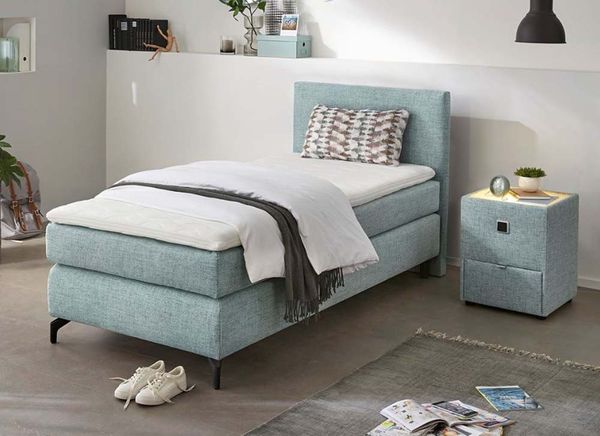 Jockenhöfer Gruppe Boxspringbett "Alinas" inkl. Topper, erhältlich in unterschiedlichen Breiten und Farbvarianten