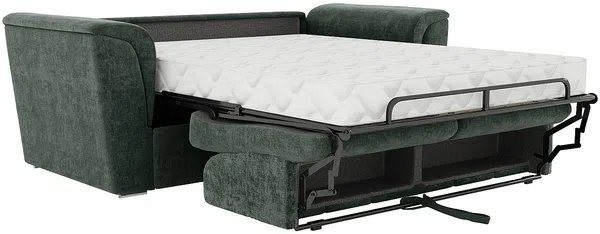 Vente-unique - RIZORA Sofa Stoff Grün - B 223 cm96 cm x H 93 cm x L 210 cm Bild 5