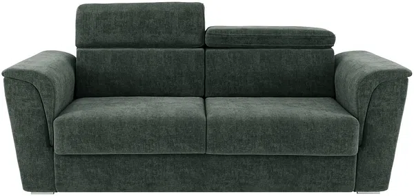 Vente-unique - RIZORA Sofa Stoff Grün - B 223 cm96 cm x H 93 cm x L 210 cm Bild 3