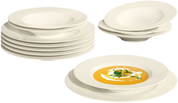 Seltmann Weiden Zoé Fine Diamond Tafelservice 12-teilig