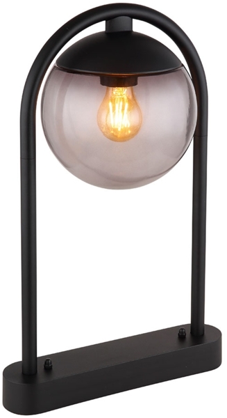 Außenleuchte, Stehlampe, Metall Glas, H 50 cm