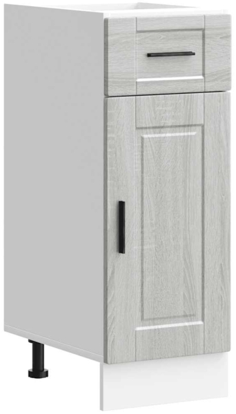 vidaXL Küchenunterschrank Porto Grau Sonoma Holzwerkstoff 853943