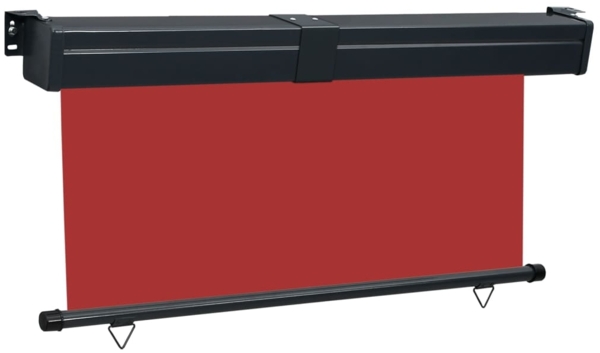 vidaXL Balkon-Seitenmarkise 165x250 cm Rot 48433 Bild 2