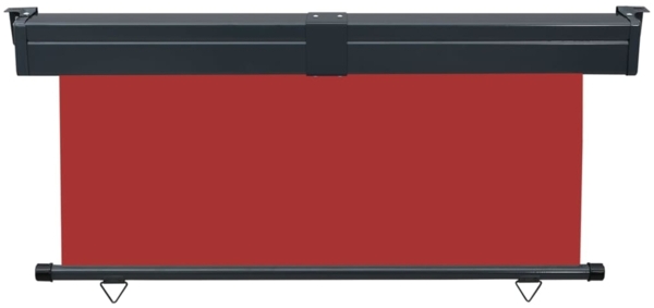 vidaXL Balkon-Seitenmarkise 165x250 cm Rot 48433 Bild 3