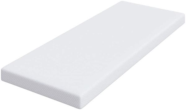 vidaXL Matratzenauflage, Jacquard Stoff weiß, Höhe 10 cm, 80x200 cm Bild 4