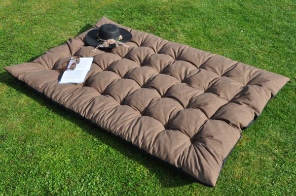 Rattani Sitzkissen Gartenmatraze Maxi 180x115 cm Gartenkissen, Outdoor Maxi Garten Kissen