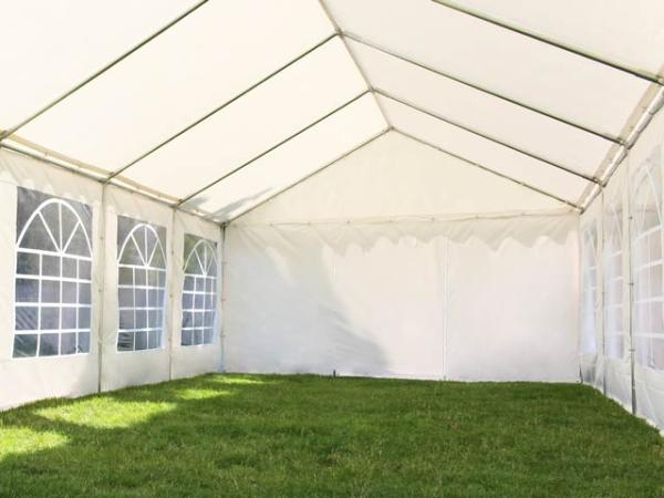 Party-Zelt Festzelt 3x4 m Garten-Pavillon -Zelt PVC Plane 700 N in dunkelgrün Wasserdicht Bild 6