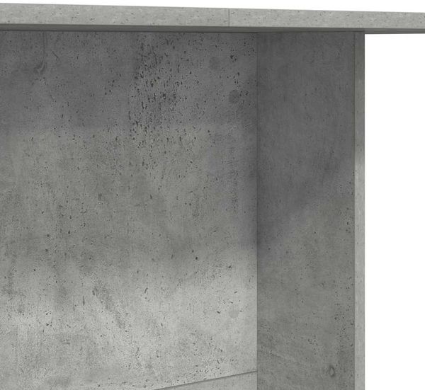vidaXL Esstisch Beton Grau 110 x 60 x 75 cm Holzwerkstoff 863163 Bild 8