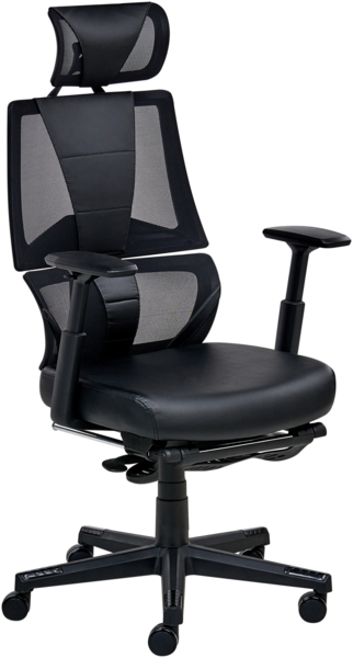 Bürostuhl CREATOR Kunstleder Schwarz