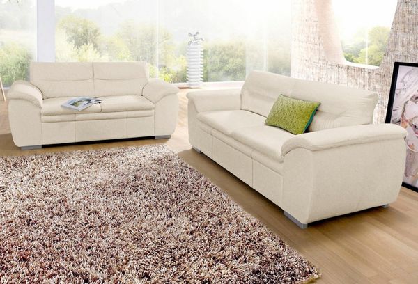 COTTA Polstergarnitur Leandra, Set bestehend aus: 2-Sitzer & 2,5-Sitzer