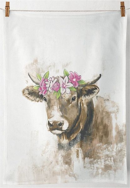 Ambiente® Geschirrtuch Berta, (1-tlg, 1-teilig), Geschirrtücher ca. 50x70 cm Baumwolle