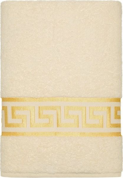 Belle Arti Handtücher Luxus Mäander Gästetücher Badetücher Duschtücher Saunatücher in Set, (2-St), schwarz, weiss, beige, rot, gold, 100% Baumwolle, Frottee, eingestickt