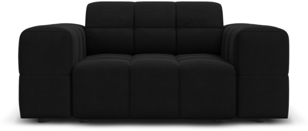 Micadoni Sessel Jennifer 1-Sitzer Samt Schwarz