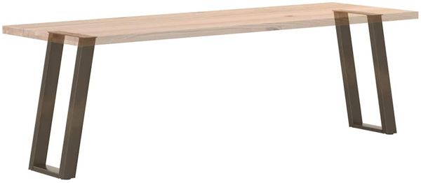 vidaXL Konsolentischbeine U-Form 2 Stk. Naturstahl 38x(72-73) cm Stahl 4012783 Bild 8