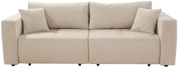Schlafsofa Rilke / Relax, Stoff, Beige, 243 x 84 x 115 cm