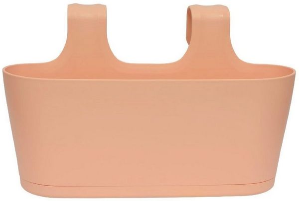 Engelland Blumenkasten Blumentopf zum Hängen (Vorteils-Set, 1 St, Fassungsvermögen je Topf 5,5 Liter), UV-Beständig, Frostbeständig, Wasserauffangschalen
