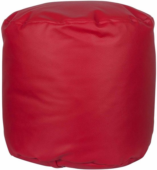 ARANAZ S.L. Griffe aus Holz, rund, Ø 40x38 cm, Rot, gepolsterter und bequemer Sitz