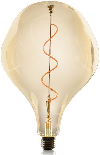 ZMH 1× LED Glühbirne Große Unregelmäßige E27 4W Glühlampe in Ungewöhnlicher Form Pendelleuchte 2200K Warmweiß Dekorative Goldfarbe Beleuchtung für Haus Café Bar Restaurant - Nicht dimmbar