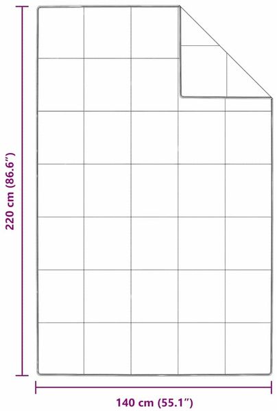 vidaXL Winterbettdecke Weiß 140 x 220 cm Feder 42007657 Bild 10