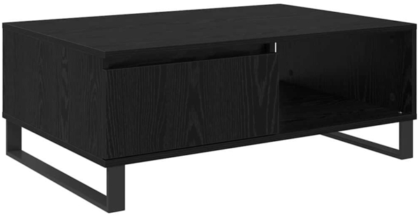 vidaXL Couchtisch Schwarz Eichen-Optik 90 x 60 x 35 cm Holzwerkstoff 882591