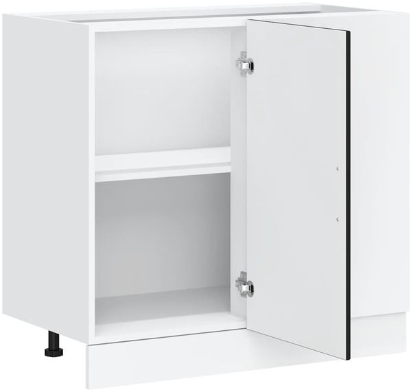 vidaXL Küchenunterschrank „Porto“ Schwarz Holzwerkstoff 854299 Bild 5