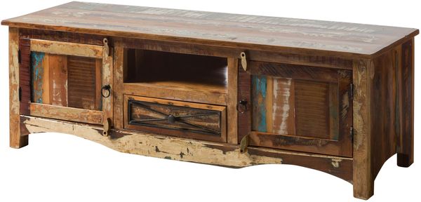 TV-Board Altholz 150x50x50 mehrfarbig lackiert NATURE OF SPIRIT #135 Bild 7