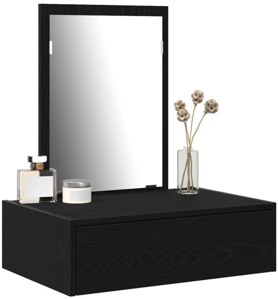 vidaXL Schminktisch mit Speicher Schwarz 60 x 40 x 70 cm Holzwerkstoff 865191 Bild 2