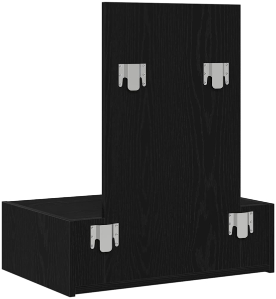 vidaXL Schminktisch mit Speicher Schwarz 60 x 40 x 70 cm Holzwerkstoff 865191 Bild 7