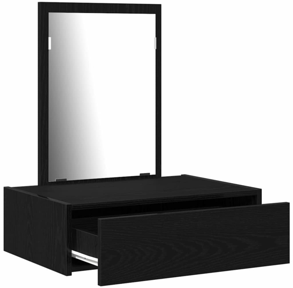 vidaXL Schminktisch mit Speicher Schwarz 60 x 40 x 70 cm Holzwerkstoff 865191 Bild 4