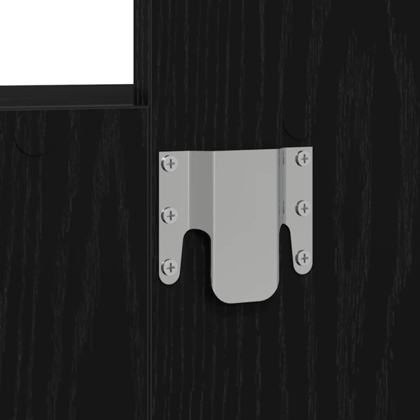 vidaXL Schminktisch mit Speicher Schwarz 60 x 40 x 70 cm Holzwerkstoff 865191 Bild 9