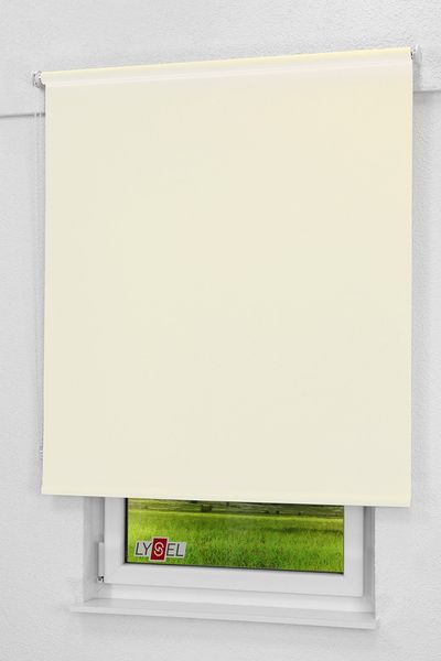 Lysel - Qualitätsrollo Tageslicht hellelfenbein, (B x H) 98cm x 275cm in beige/hellelfenbein
