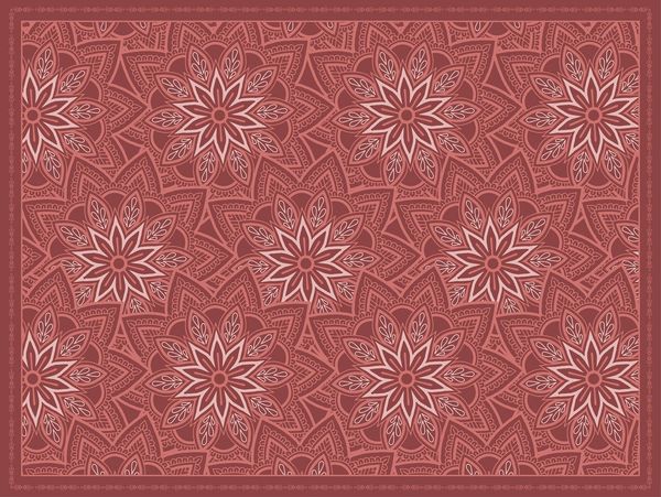 Tischsetmacher Platzset Tischset, Platzset abwaschbar - Weinrote Mandalas - 4 Stück aus erstklassigem Vinyl (Kunststoff) 40 x 30 cm, (4-St)