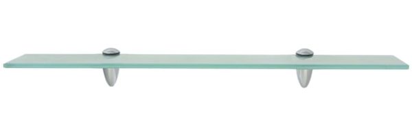 vidaXL Schwebendes Regal, Glas transparent, 0,8 x 10 x 60 cm Bild 2